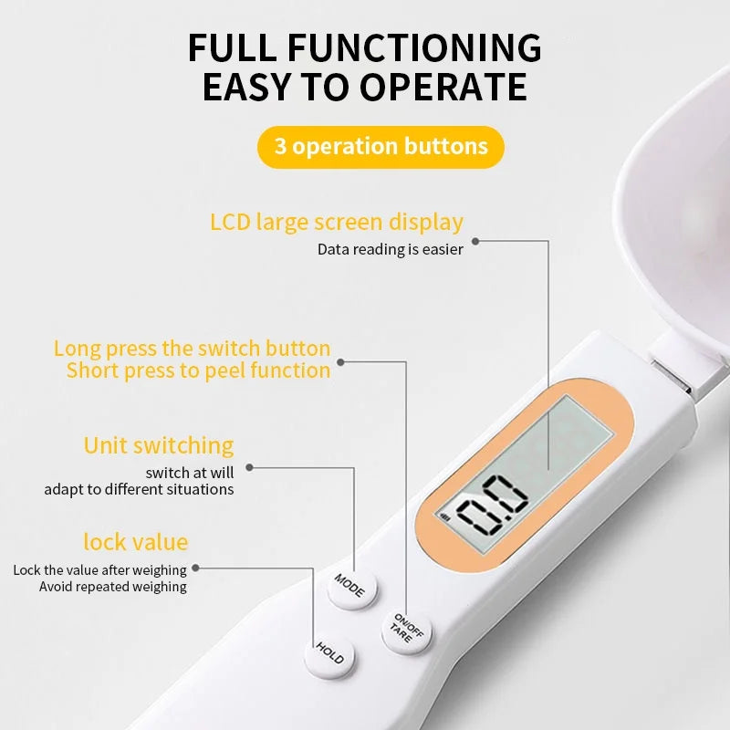 Mini Digital Spoon Scale – 0.1 to 500g