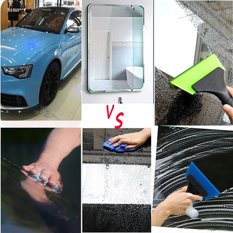 Rubber Window Squeegee & Scraper