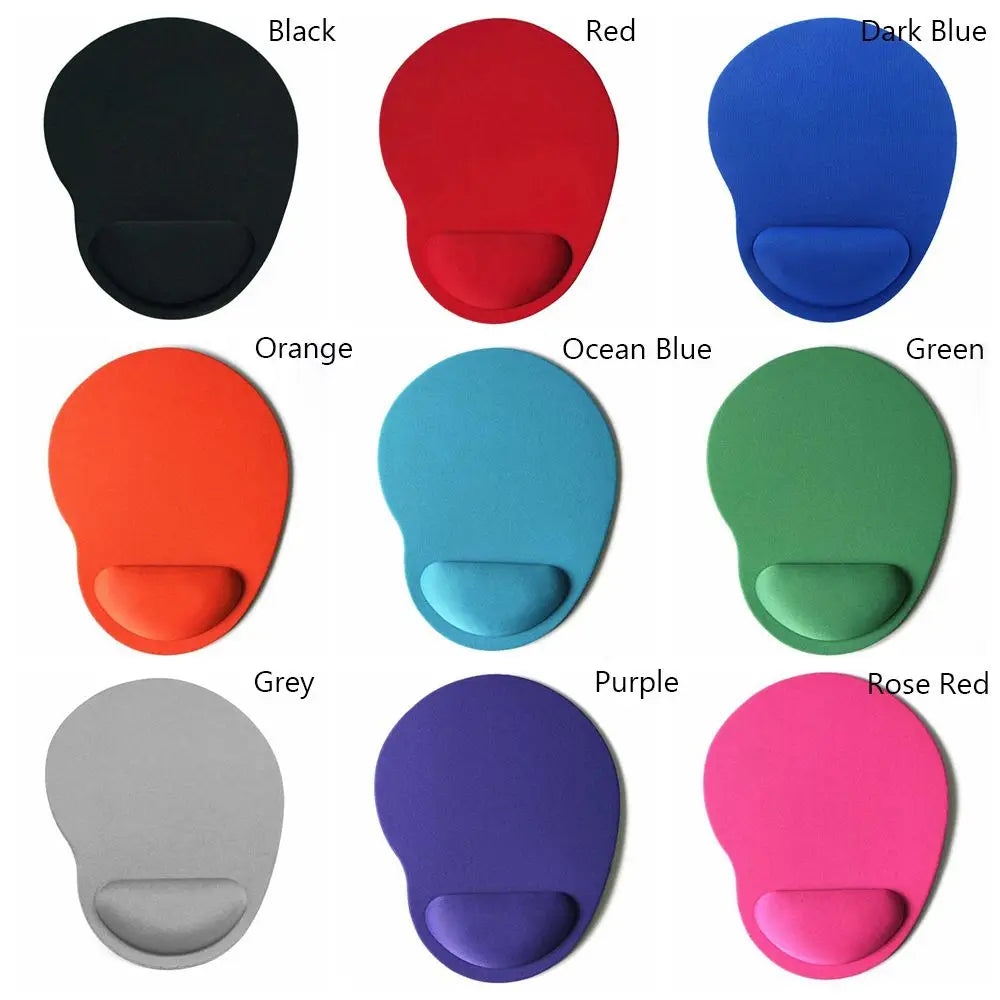 Ergonomic mouse pad with wrist support — comfort and stability while you work.