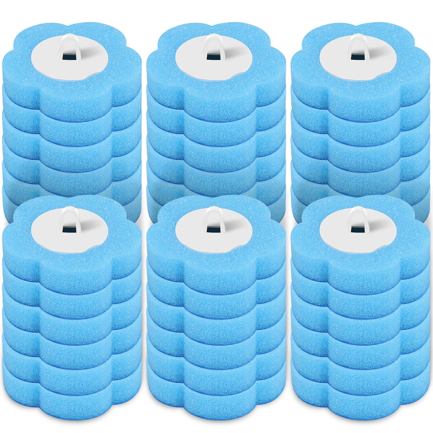 18/36 pcs Disposable Toilet Brush Kit – Wall-Mounted Holder, Long Handle, Refill Included