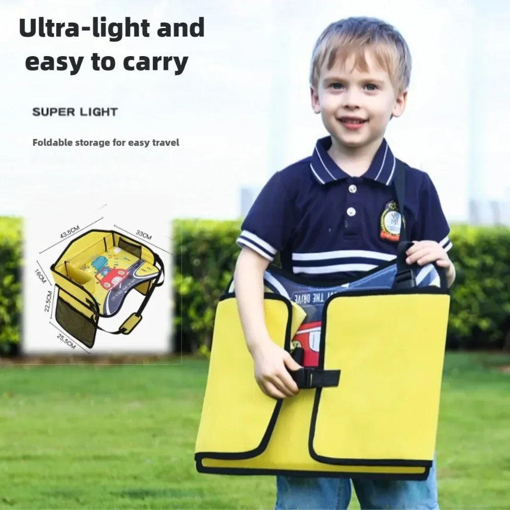 Kids Travel Tray – Portable Lap Tray for Car Seats & Airplane Travel