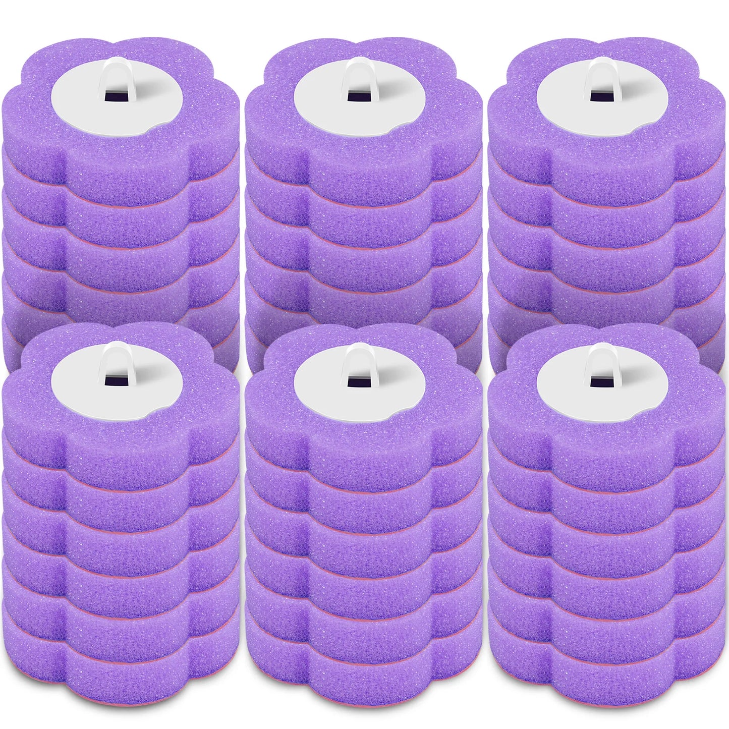 18/36 pcs Disposable Toilet Brush Kit – Wall-Mounted Holder, Long Handle, Refill Included